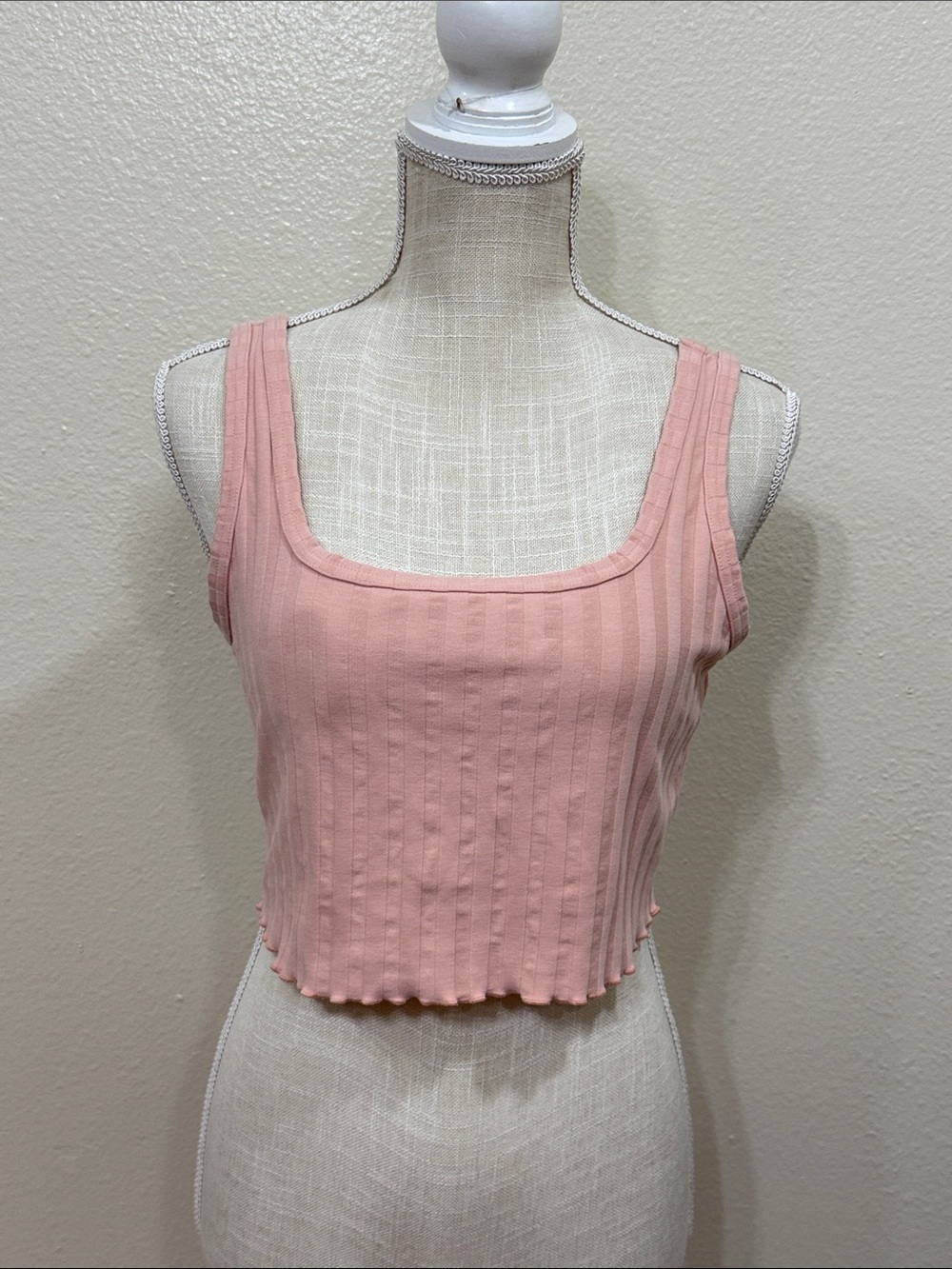 OFFLINE By Aerie OG Groove Crop Top Pink Size Medium